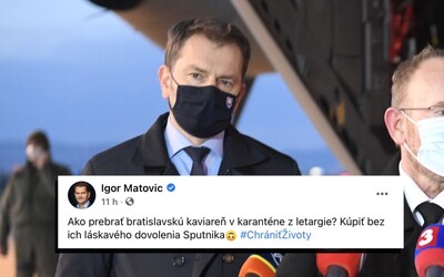 Matovič sa posmieva Bratislavčanom a uisťuje, že nikoho nebudú nútiť očkovať sa Sputnikom