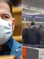 Matovič vysmial Slovákov, ktorí sa takmer pobili v Lidli kvôli respirátorom