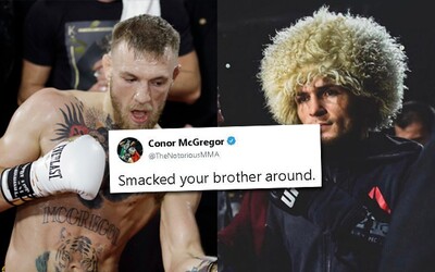 McGregor zosmiešnil Nurmagomedovho brata a chválil sa, ako mu vrazil. Khabib mu odpovedal veľavravným videom