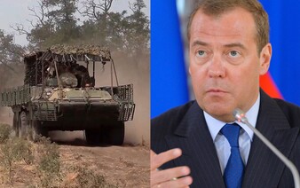 Medvedev uviedol, že Rusi sa na hraniciach Ukrajiny nezastavia. S vojnou prestanú, až keď to budú považovať za prijateľné