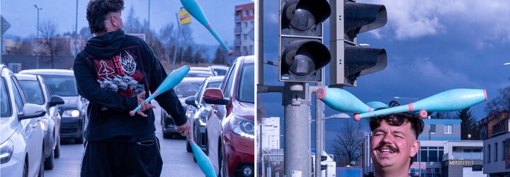 Michal 3 roky žongloval na európskych križovatkách: „Najviac som od človeka dostal 50 €. Jeden chlap šňupal koks vedľa dcéry“