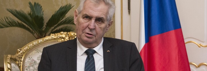 Miloš Zeman trpí nechutenstvím, kvůli kterému má sondu. Zopakoval také, že je zastáncem povinného očkování