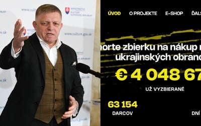 Munícia pre Ukrajinu vyzýva Fica na zdvojnásobenie vyzbieranej sumy. Tá už prekročila hranicu 4 miliónov