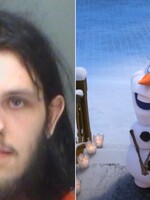 Muž vešel do obchodu a začal kopulovat s plyšovým Olafem z pohádky Frozen
