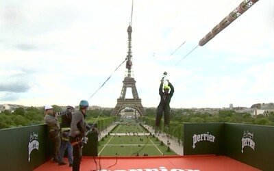 Na Eiffelovce vznikl zipline. Z výšky 115 metrů zažiješ obrovský adrenalin