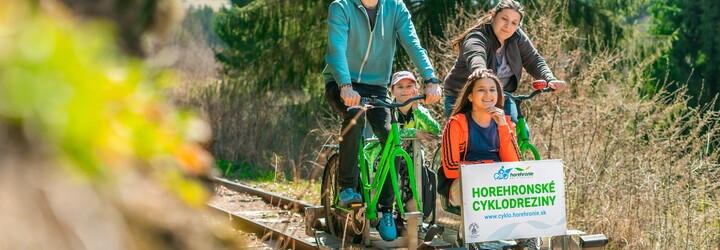 Na Horehroní môžeš od mája skúsiť unikátny koľajový bicykel