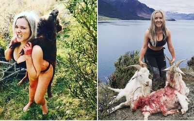 Na Instagramu se chlubí mrtvými zvířaty, lidé jí proto vyhrožují smrtí