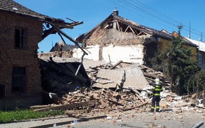 Na Prostějovsku vybuchl dům, policie zjišťuje okolnosti 
