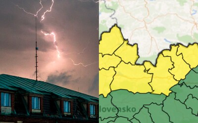 Na Slovensko sa opäť rútia búrky. V najbližších hodinách zasiahnu tieto oblasti, SHMÚ vydal výstrahy (+ mapa)