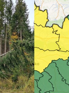 Na Slovensko udrie najbližšie dni víchrica, ktorá môže dosahovať až 135 km/h. V týchto okresoch vydal SHMÚ výstrahy (+ mapa)