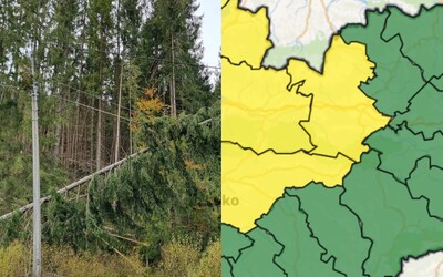Na Slovensko udrie najbližšie dni víchrica, ktorá môže dosahovať až 135 km/h. V týchto okresoch vydal SHMÚ výstrahy (+ mapa)
