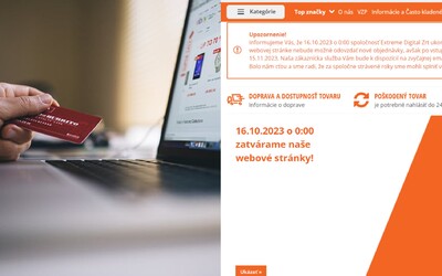 Na Slovensku definitívne končí ďalší veľký e-shop s rozsiahlym sortimentom. Vybavili viac ako 100-tisíc objednávok