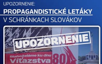 Na Slovensku sa šíri anonymný proruský propagandistický leták. Jeho obsah podsúva skreslený obraz dejín