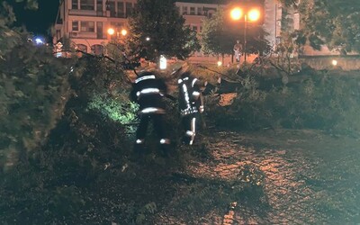Na Slovensku udrelo 9 400 bleskov a vietor vyvrátil stromy. Takto vyzerali včerajšie búrky