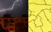 Na celom Slovensku dnes udrú silné búrky aj mohutný lejak. Vietor spolu s krúpami môže spôsobiť veľké škody 