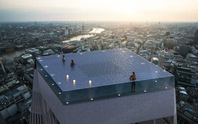 Na mrakodrapu v Londýně chtějí postavit bazén s 360stupňovým výhledem na britskou metropoli
