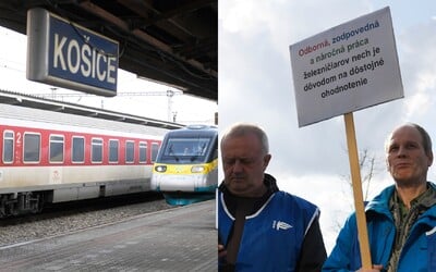 Na niektorých úsekoch idú slovenské vlaky rýchlosťou iba päť km/h. Železničiari organizujú protesty