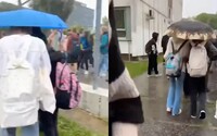 Na viacerých školách v Bratislave nahlásil neznámy páchateľ bomby, študentov museli v daždi evakuovať