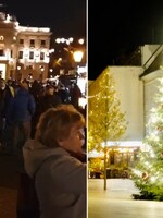 Na vianočných „trhoch“ v Bratislave sa stretli tisícky ľudí pri varenom víne či lokšiach. Pandémia koronavírusu akoby neexistovala