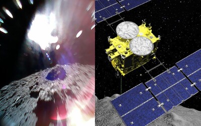 Najde známky života? Japonská sonda přistála na asteroidu a snaží se zjistit, jak vznikla sluneční soustava