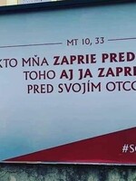 Nehanbím sa za Ježiša! Na Slovensku sa objavili billboardy iniciatívy, ktorá chce, aby ľudia v sčítaní podporili cirkvi