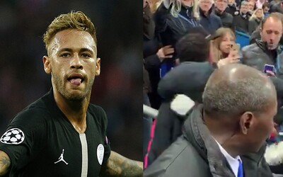 Neymar udeřil fanouška, když PSG prohrálo francouzský pohár. Měl ho jen natáčet na mobil