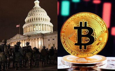 Neznámy darca poslal bitcoiny v hodnote viac ako pol milióna dolárov útočníkom na washingtonský Kapitol