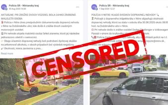 Nitrianska polícia odstránila statusy o dopravnej nehode šéfa SIS Pavla Gašpara. V príspevkoch žiadala verejnosť o pomoc