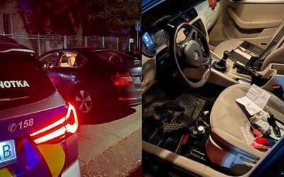 Nitrianski policajti zadržali mladého muža, ktorý mal v aute pri sebe drogy aj zbrane. Polícia si s ním poradila po svojom 