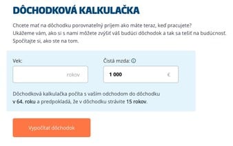 Nová kalkulačka: Zisti, aký budeš dostávať dôchodok. Stačí zadať svoj vek a priemerný plat
