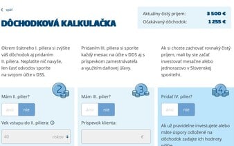 Nová kalkulačka: Zisti, aký budeš dostávať dôchodok. Stačí zadať svoj vek a priemerný plat