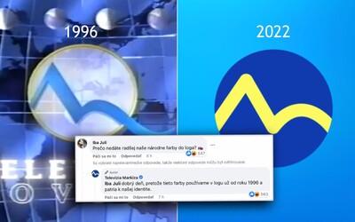 TV Markíza vyvolala rozruch novým logem. Barvy, které televize používá roky, lidem připomínají ukrajinskou vlajku