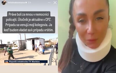 Novinárka Kövešová zverejnila video útoku aj krvavé zranenia. Muž, ktorý ju napadol, je v CPZ