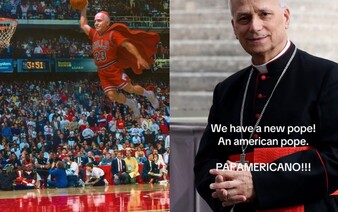 Nový pápež ako hviezda Chicago Bulls a McDonald's vo Vatikáne. Toto sú najlepšie memes zo zvolenia Leva XIV.