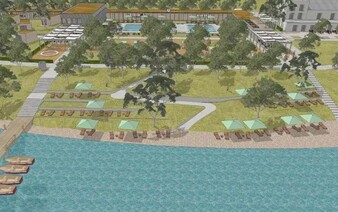 Nový projekt pri Zlatých Pieskoch: V Bratislave vznikne ďalší areál voľného času s deväťpodlažným hotelom