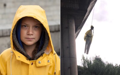 Oběšená figurína Grety Thunberg na mostě v Římě vyvolala obrovské znepokojení. Policie už zahájila vyšetřování