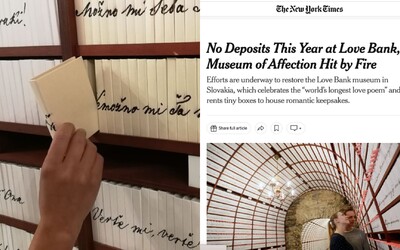 Obľúbená Banka lásky v Banskej Štiavnici je na titulke The New York Times. Zakladatelia múzea neskrývajú dojatie