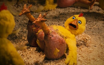 Obránci zvířat parodují známou reklamu Babiše a Jágra na Vodňanské kuře. Upozorňují na problém rychlokuřat