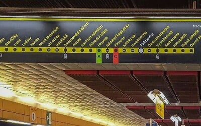 Obrazem: Stanice metra Palmovka dostala jako první nový navigační systém, další stanice budou následovat