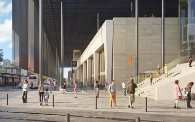 Obrazem: Takto bude nově vypadat Smíchovské nádraží. Hřib slibuje supermoderní dopravní terminál
