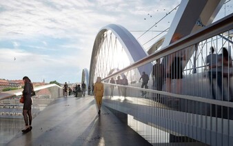 Obrazem: Takto bude vypadat nový most na pražské Výtoni