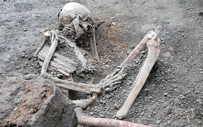 Obrazem: V Pompejích odhalili pozůstatky obětí zemětřesení z roku 79