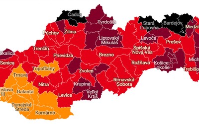 Od pondelka bude mať Slovensko prvých 5 čiernych okresov. V týchto regiónoch sa už nenaješ v reštaurácii a nezacvičíš si vo fitku