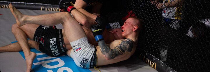 Oktagon MMA má nového šampióna, Gábor Boráros sa vrátil v plnej sile a nechýbalo ani tvrdé KO kopom do hlavy