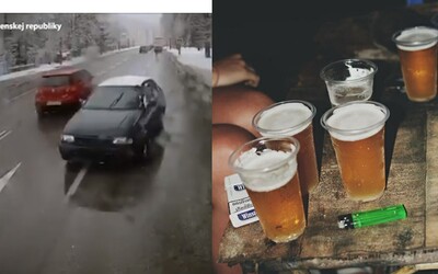Opitý Slovák v Ružomberku šoféroval s 3 promile alkoholu. Stihol nabúrať v protismere, ale porozbíjať aj zaparkované autá