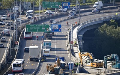Oprava Barrandovského mostu v Praze začala, první den výrazné komplikace nepřinesl