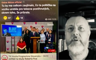Oskar Rózsa bodyshamoval poslankyňu PS. Neskôr status zmazal a ospravedlnil sa jej