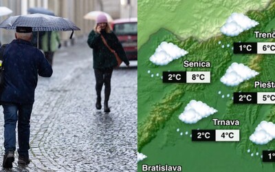 PREHĽAD: Dnes bude na Slovensku netypické počasie. Čaká nás dážď a vysoké teploty