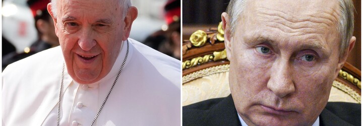 Papež František nepřímo kritizuje Putina, zvažuje také cestu do Kyjiva