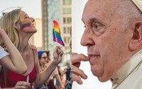 Pápež František sa rázne postavil na stranu LGBTI+ ľudí. Homosexualita nie je zločin, pripomína svetu, ale aj biskupom